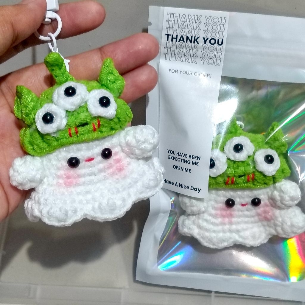Alien Ghost 👻| พวงกุญแจผีน้อยเอเลี่ยน👽👾