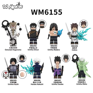 พร้อมส่งในไทย 🚚 ตัวต่อมินิฟิกเกอร์ อนิเมะญี่ปุ่น - นารุโตะ Naruto ( Hateke Kakashi Uchiha Sasuke Uchiha Shisui Indora )