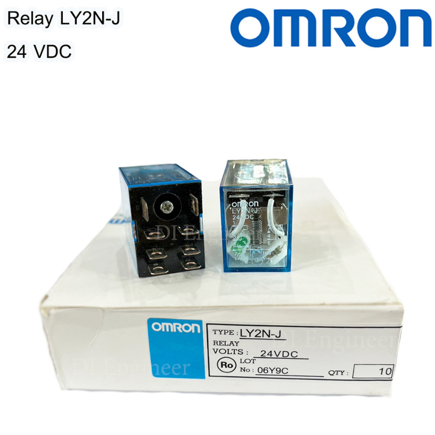OMRON RELAY รีเล์ย์ รุ่น LY2N-J 24VDC ไฟLED