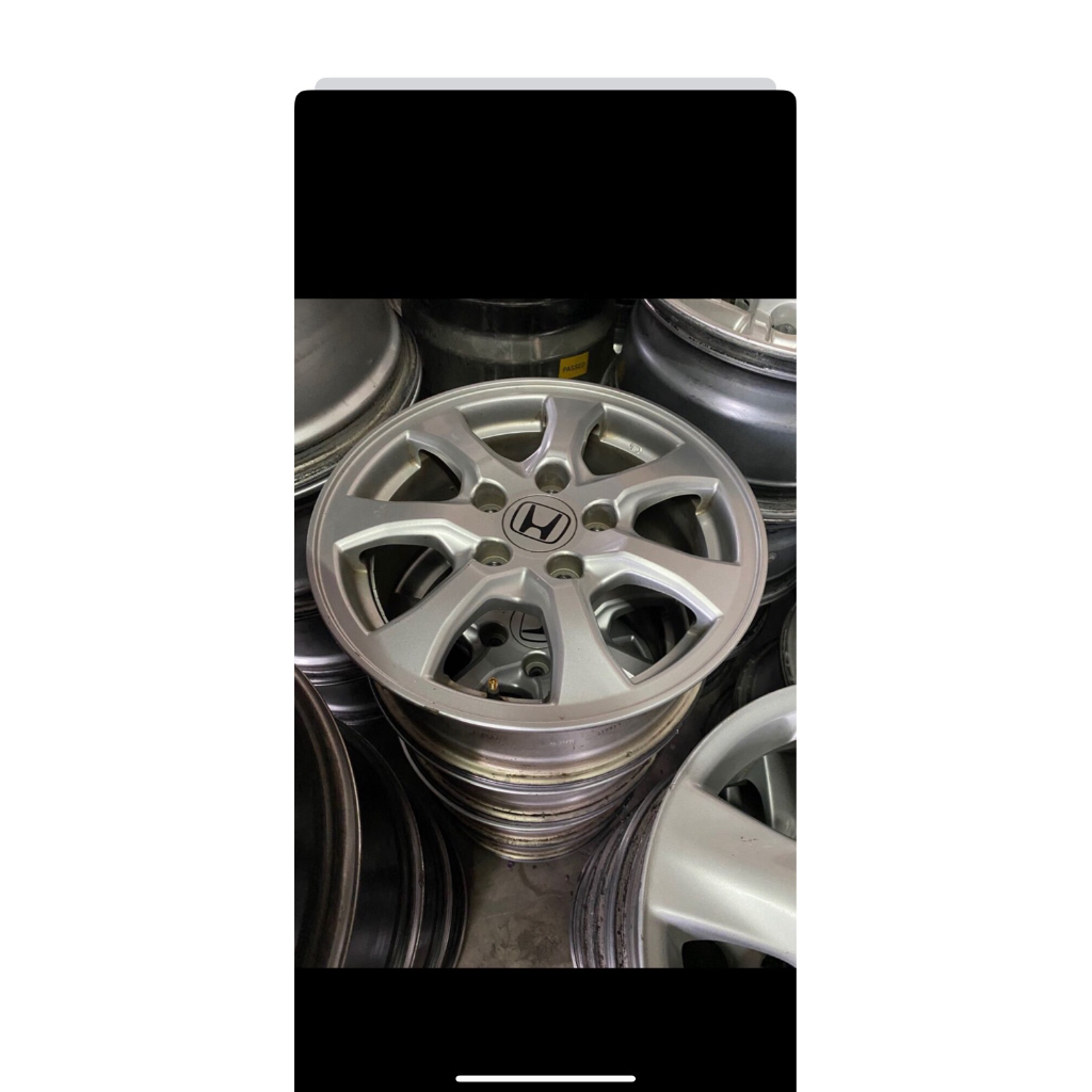 ล้อแม็กซ์ civic FB ขอบ15 5รู114 ราคาต่อวง ซื้อแยกวงได้