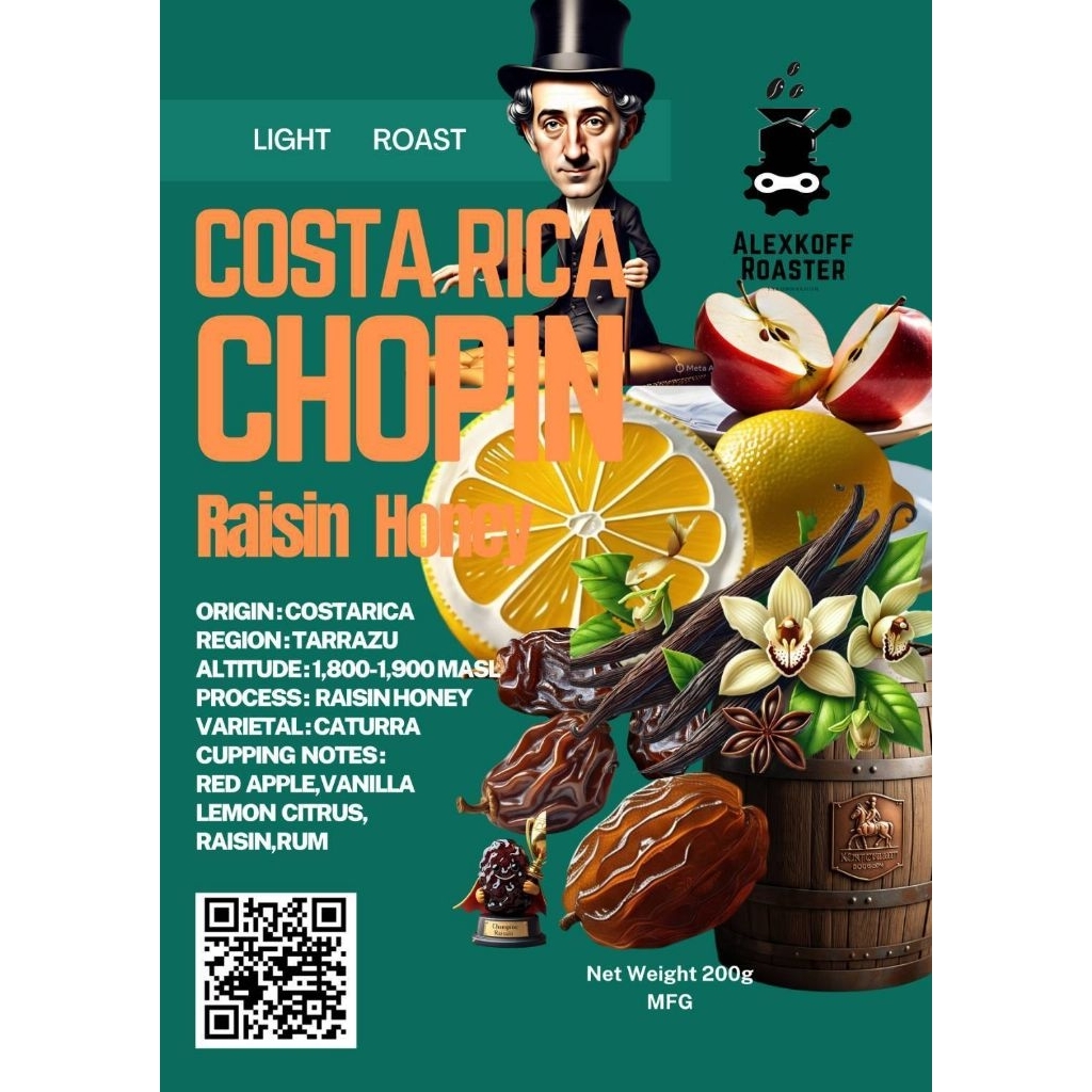 Costa Rica Chopin 200g.