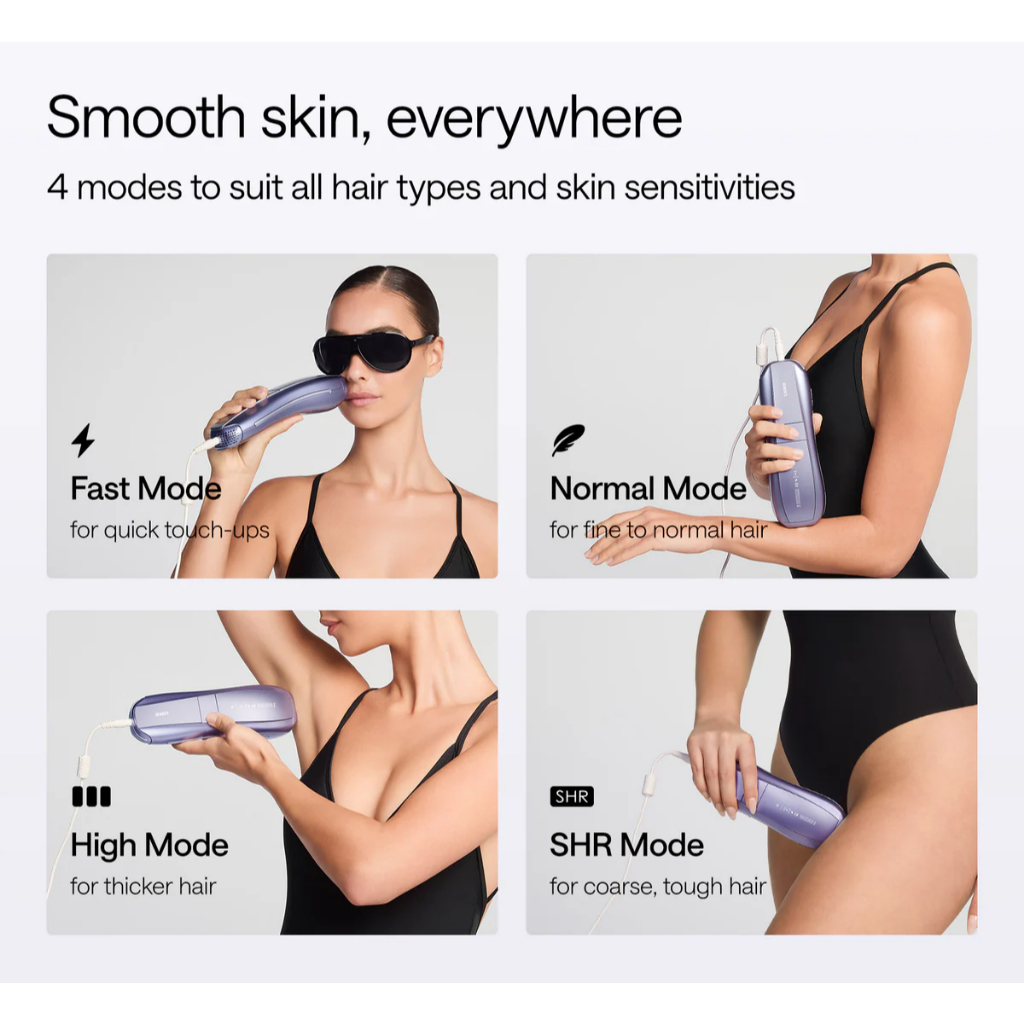 Ulike Air 10 IPL Hair อุปกรณ์เอาออกสำหรับใบหน้าสายร่างกาย และบิกินี่