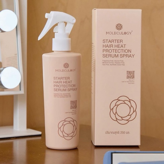 [ผลิต 2/7/68 มีใบเสร็จจาก brunchtimeทุกชิ้นค่ะ] Moleculogy Starter Hair Heat Protection Serum Spray 
