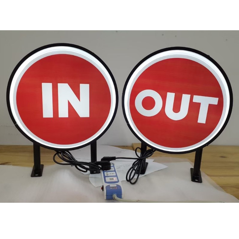 ป้าย ป้ายไฟ ป้ายไฟled อคลิค ป้ายร้าน light box ป้ายหน้าร้าน ป้ายชื่อร้าน ปั้มนูน 2 ด้าน โครงขาวและดำ พิมพ์แบบตามสั่ง - รูปที่ 7