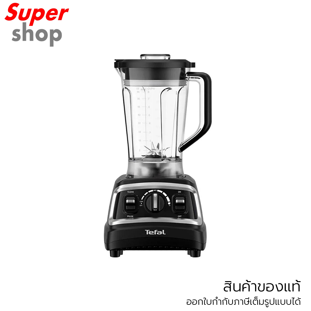 Tefal เครื่องปั่นพลังสูง Duraforce Pro Mix Blender  ขนาด 1.8 ลิตร สีดำ รุ่น BL705DT0