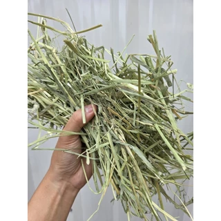 Rabbithill หญ้าทิมโมธี สแตนดาร์ด Timothy ก้านเล็ก เส้นกรอบ (คล้ายมารุคัง) ร่อนฝุ่น 1kg. หญ้ากระต่ายแกสบี้กรอบไม่แข็ง