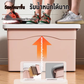 กล่องพลาสติก กล่องเก็บของ ลังพลาสติก ลังเก็บของ มีฝาล็อก สีโปร่งใส วางซ้อนกันได้ Storage Box