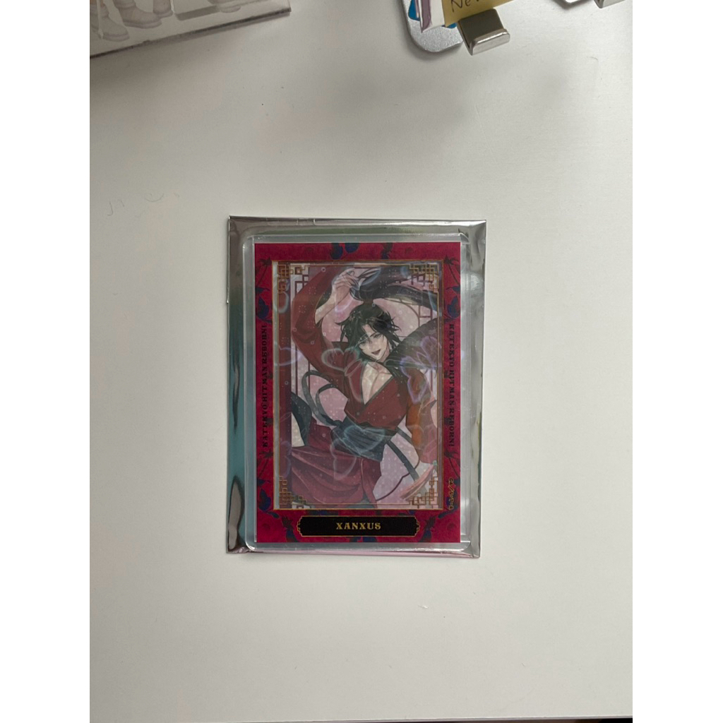 frame card xanxus เฟรมการ์ด ซันซัส อนิเมทคาเฟ่ ครูพิเศษจอมป่วนรีบอร์น