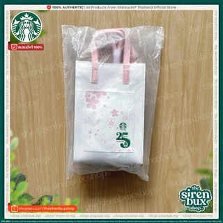 『Starbucks®』สตาร์บัคส์ กระเป๋าสะพายฉลอง 25 ปี สตาร์บัคส์ประเทศไทย มินิแบ็ค | Mini Tote Bag 25 Years Starbucks Thailand