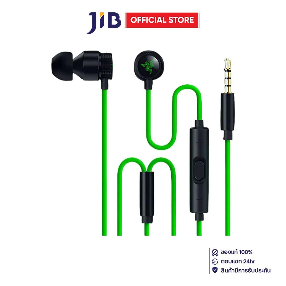 IN EAR HEADPHONE (หูฟังอินเอียร์) RAZER HAMMERHEAD V3 - GREEN-BLACK