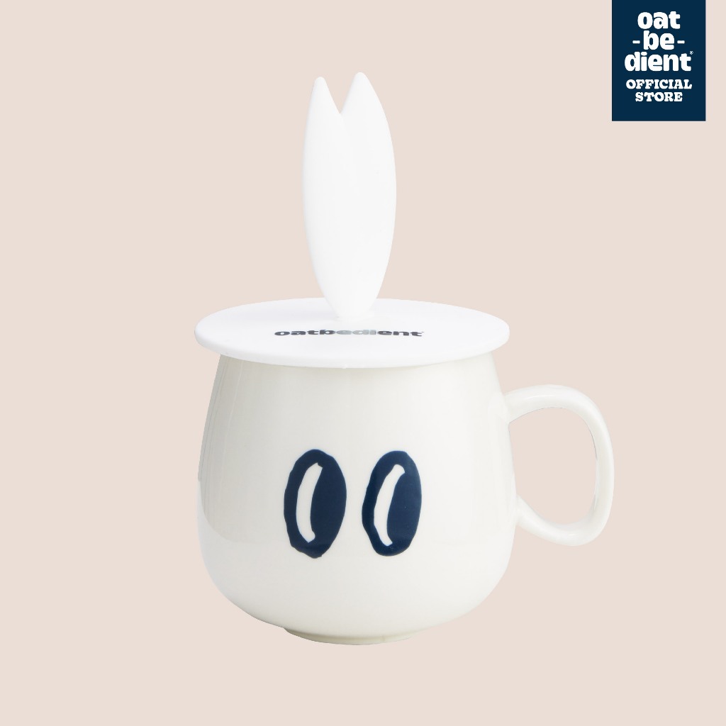 OATBEDIENT Coffee Mug with Oatdit Lid แก้วกาแฟพร้อมฝาปิดหูโอ๊ตดิท