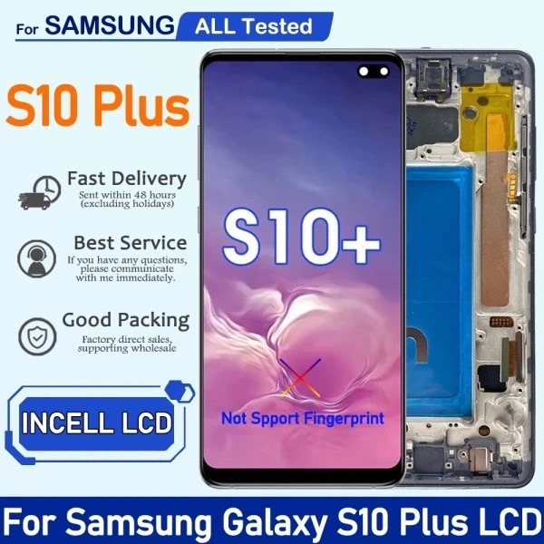 หน้าจอ samsung S10 PLUS จอoled Lcd Screen Display Touch จอชุด จอ+ทัช ซัมซุงS10plus / s10+