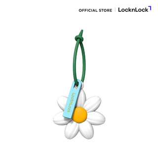 LocknLock อุปกรณ์ตกแต่งขวดน้ำ หรือ กระเป๋า รูป ลายดอกเดซี่ รุ่น TLL095WHT
