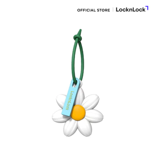 LocknLock อุปกรณ์ตกแต่งขวดน้ำ หรือ กระเป๋า รูป ลายดอกเดซี่ รุ่น TLL095WHT