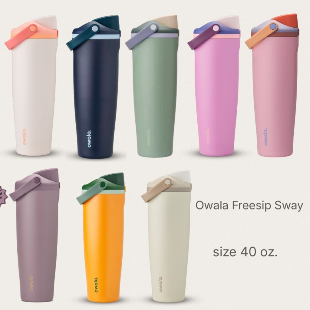 งานแท้ #พร้อมส่ง Owala ขนาด 40 oz.  รุ่น Owala Sway และ Tumbler