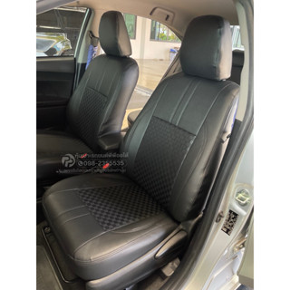 หุ้มเบาะรถยนต์ toyota Altis 2014-2019 ลาย P  สีดำ หุ้มเบาะพี…