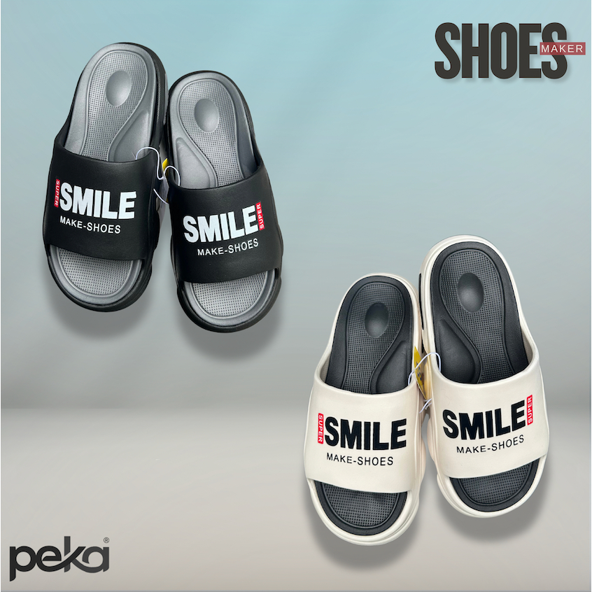 รองเท้าPekaเพิ่มสูง5ซม.แมตซ์ง่ายแนวสปอร์ตสุดคลูUnisex ผู้ชายและผู้หญิง Peka PK535A สีขาวดำ (5-9)🔥 New Arrival 🔥