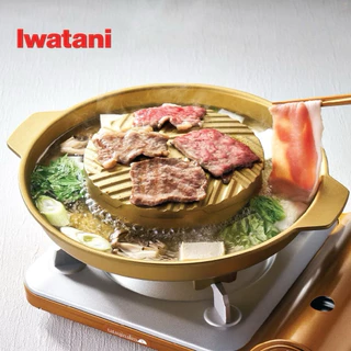 NEW‼️ Iwatani Yokubari Nabe กระทะอเนกประสงค์ กระทะแคมป์ปิ้ง กระทะปิ้งย่าง
