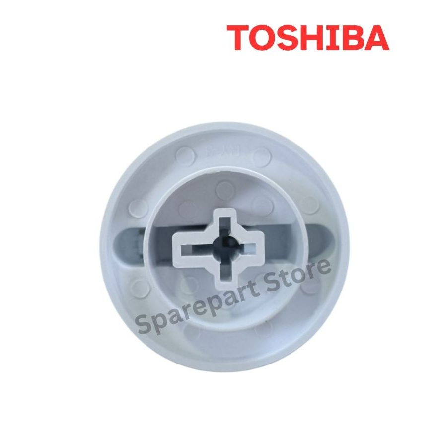TOSHIBA ลูกบิดเครื่องซักผ้า2ถัง รุ่น VH-H85MT,H95MT,H120WT,J120MT,H140WTอะไหล่แท้ตรงรุ่น100%
