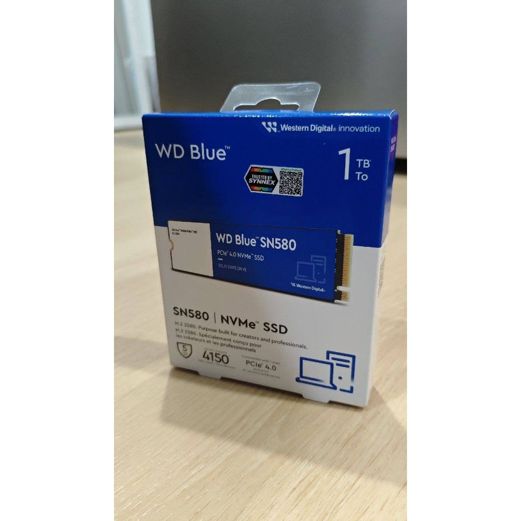WD Blue™ SN580 NVMe™ 1TB // Read 4,150 Write 4,150