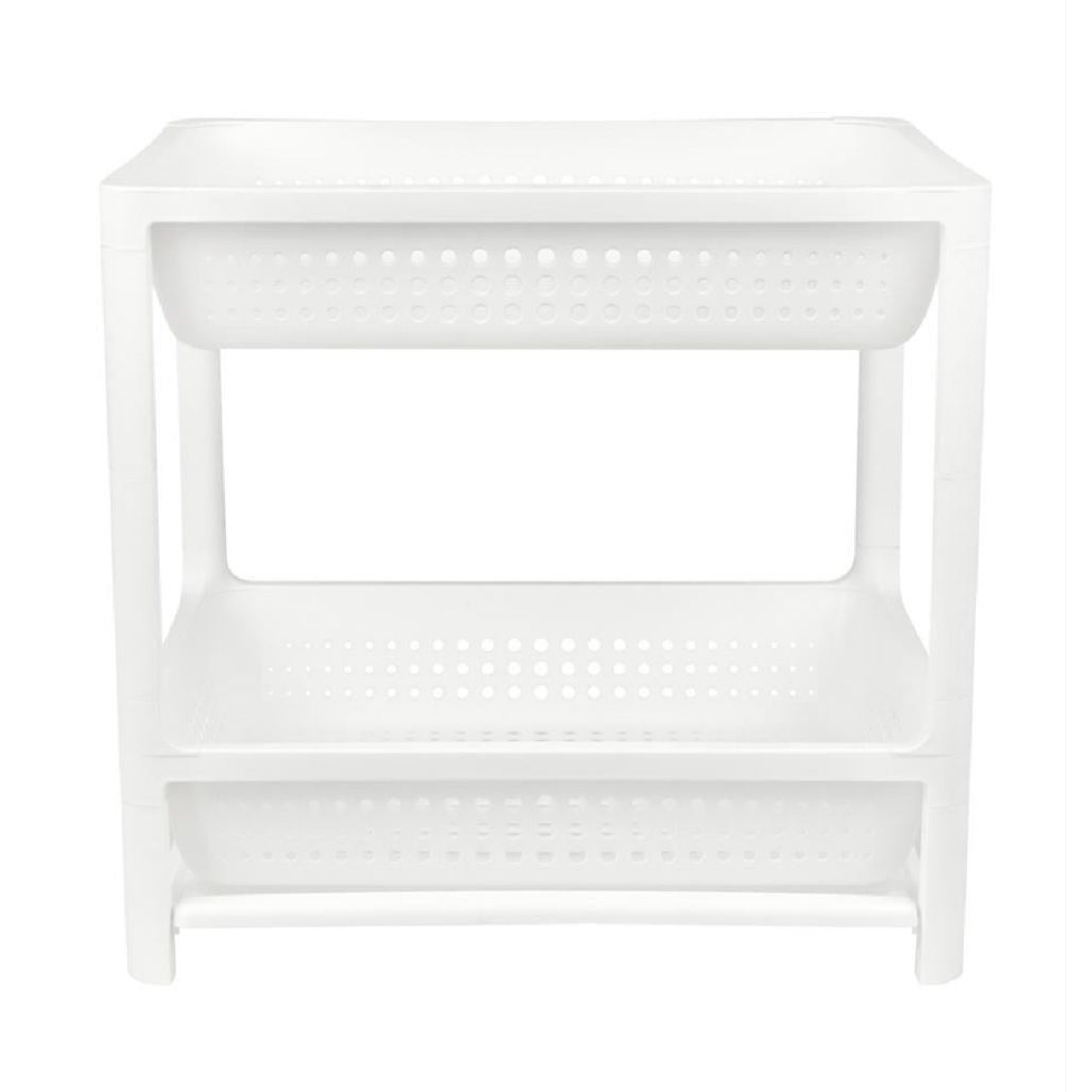 ชั้นคว่ำจานและแก้วพลาสติก2ชั้น+ถาด KECH