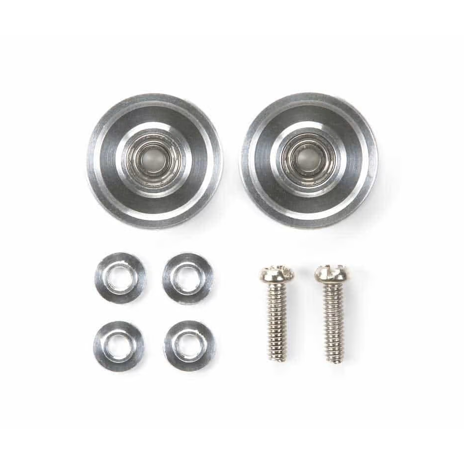ทามิย่า💯 โรลเลอร์ TAMIYA [15437:⭐️700] 13mm Aluminum Ball-Race Rollers (Ringless)