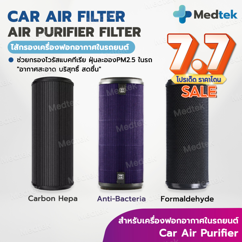 ไส้กรอง Car mijia Air Purifier Filter Formaldehyde Version ไส้กรอง สำหรับ เครื่องฟอกอากาศ เสี่ยวมี่ ใน รถยนต์ กรอง PM2.5