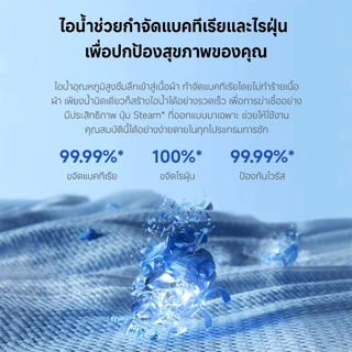 [NEW]Xiaomi Mijia Front Load Washer Dryer เครื่องซักและอบผ้าฝาหน้า Inverter 10.5 กก. ซักไอน้ำ ขจัดแบคทีเรีย ซักอบ 2in1