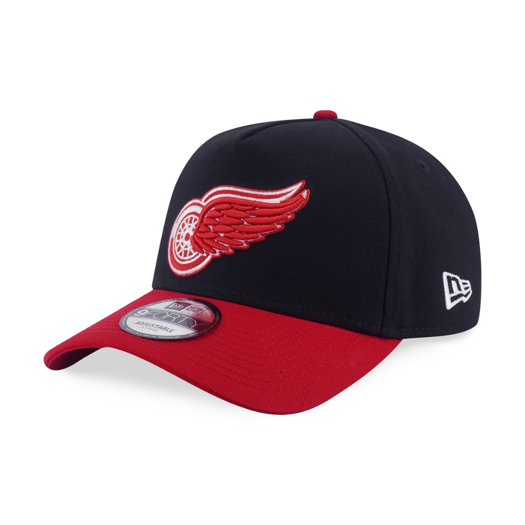 New Era หมวกรุ่น Detroit Red Wings Nhl Team Logo 2-Tone Scarlet Visor Black 9Forty Af Cap