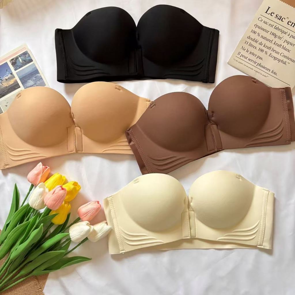 🌸Swift Bra🌸ชั้นในตะขอหน้า ด้านหน้าปิด ไม่มีกรอบ บราเสริมหน้าอก ผ้าเนื้อนุ่ม ใส่สบาย