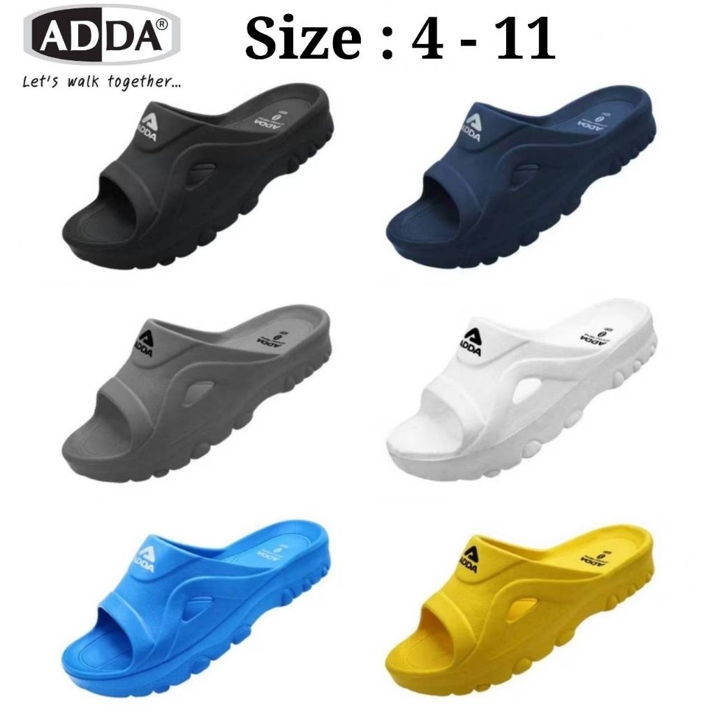 🔥Hot item🔥ส่งไว !!!ราคาถูกที่สุด !!! ของแท้ 💯% !!!Adda รุ่น 52201 รองเท้าแตะแบบสวม​ ไซส์ : 4 - 10