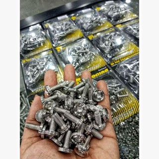 น๊อตชุดสี(ร่องลึก)เลสแท้ ราคาต่อชุด เวฟทุกปี ดรีม,และ รวมรุ่…