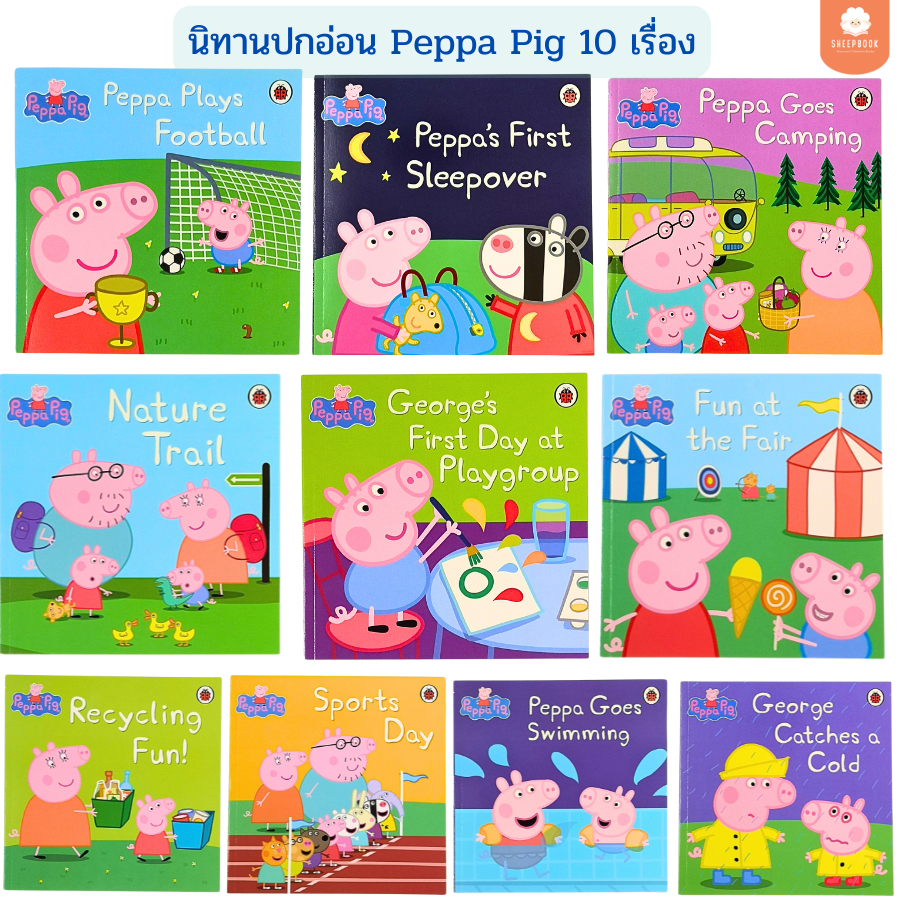 เซทนิทานปกอ่อน Peppa’s Favourite Stories: 10 Book Collection มีทั้งหมด10 เรื่อง (I4F6
