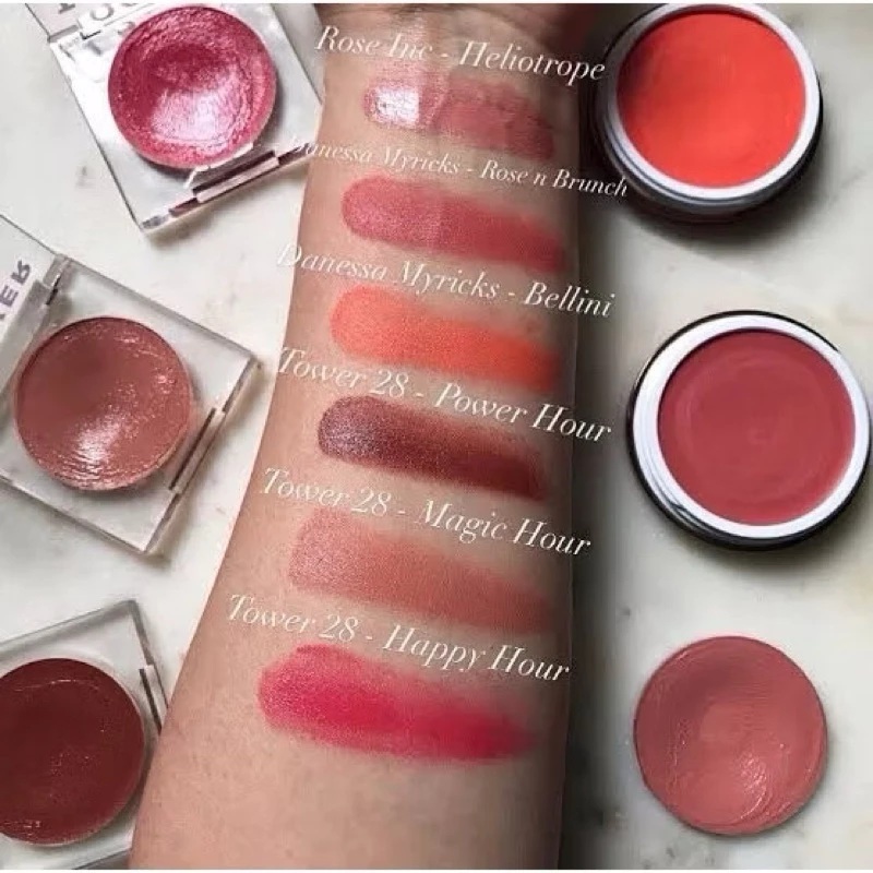 แบ่งขายบาล์มทาแก้ม DANESSA MYRICKS YUMMY SKIN BLURRING BALM POWDER FLUSHED