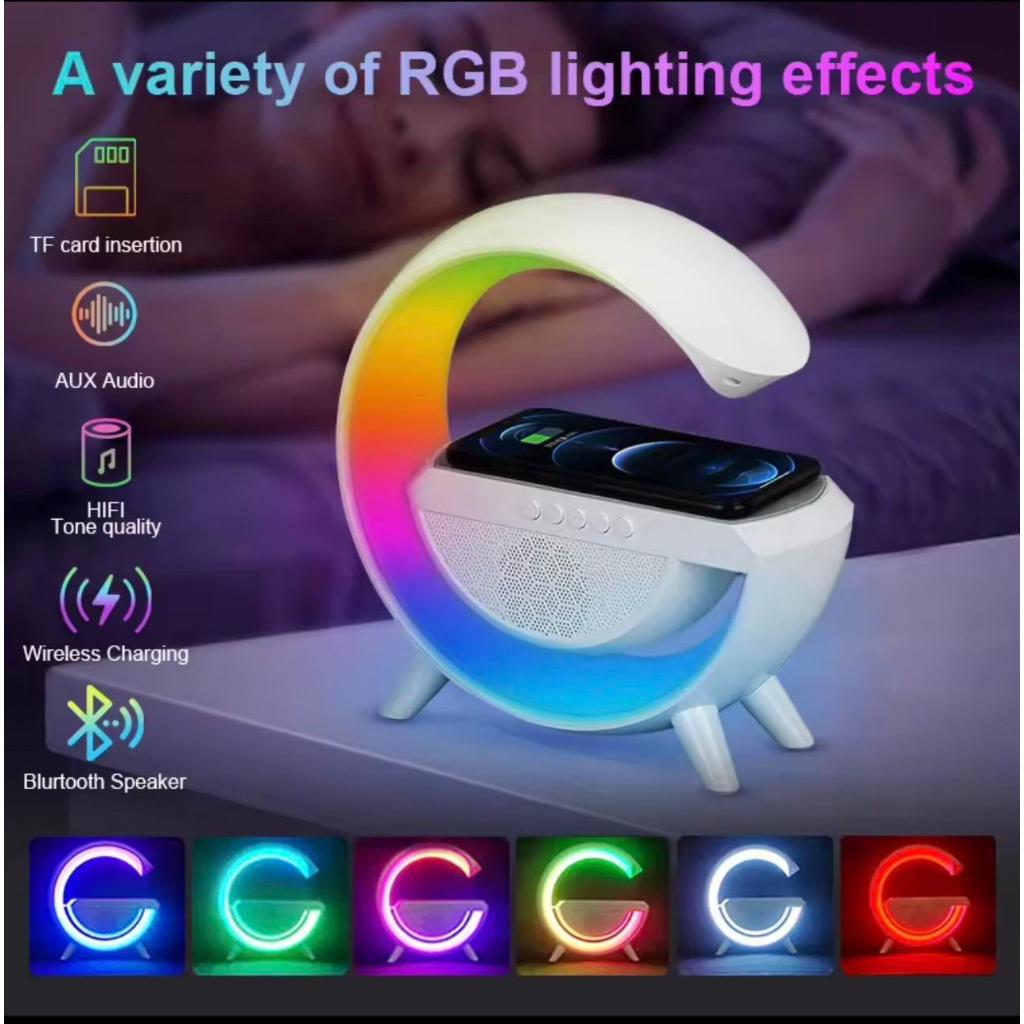 ลำโพงบลูทูธ ลำโพงไร้สาย ลำโพงLED RGB (LED WIRELESS CHARGING SPEAKER)