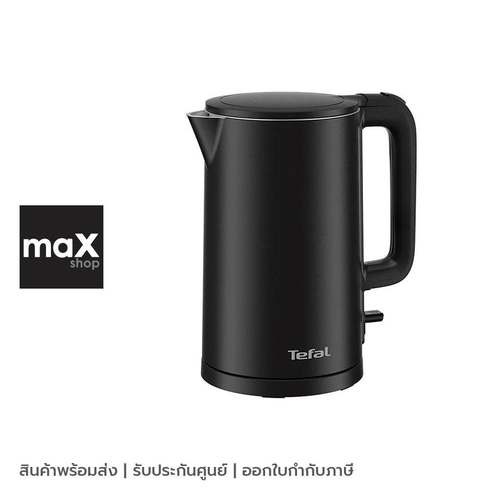 Tefal กาต้มน้ำไฟฟ้า Thermo Protect 1.5 ลิตร สีดำ รุ่น KO1408E0-A