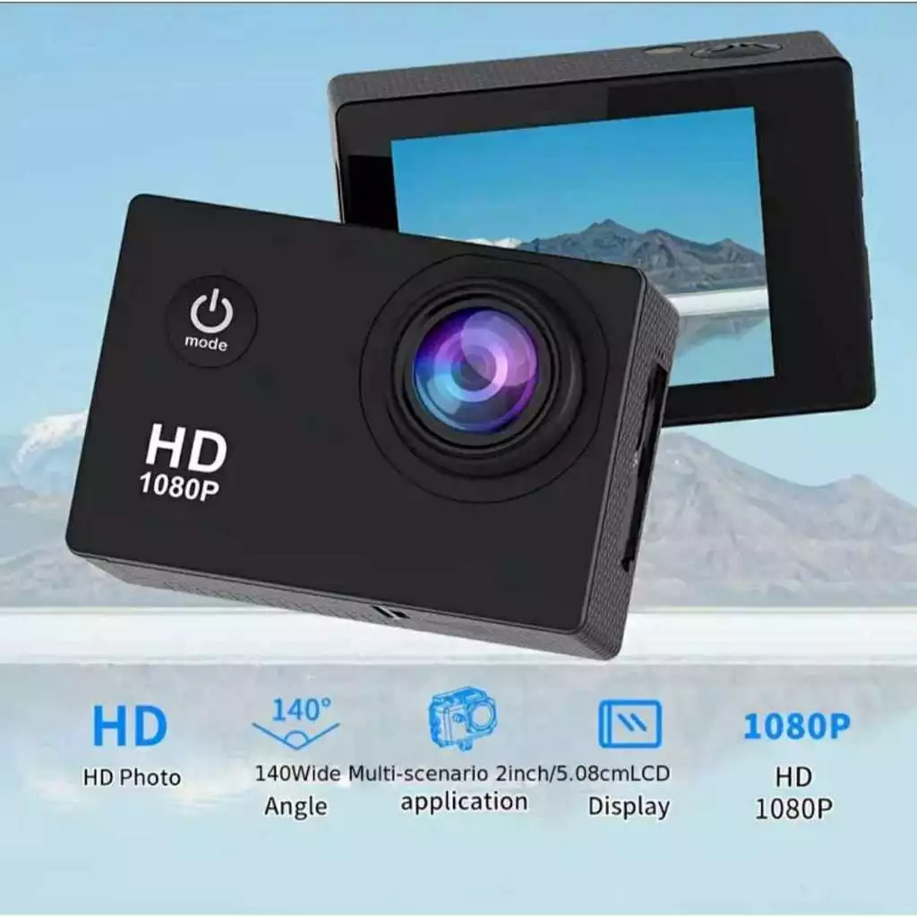 ส่งเร็ว ส่งไว กล้องติดหมวก กล้องกันน้ำ W7 Sport Action Camera 2.0" LCD Full HD 1080P กล้องแอคชั่น thumbnail 10
