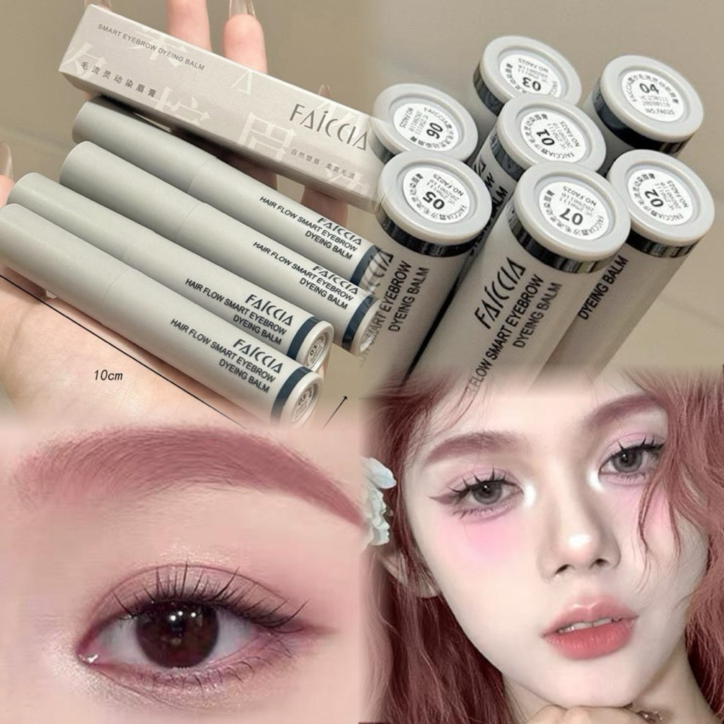 **((FAICCIA))** มาสคาร่าย้อมสีคิ้ว 7 สี มาสคาร่าเปลี่ยนสีคิ้ว มาสคาร่าคิ้ว S-006