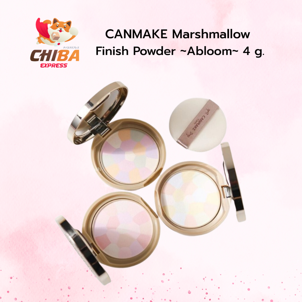 พร้อมส่ง CANMAKE Marshmallow Finish Powder ~ Abloom ~ SPF19 PA++ พร้อมพัฟในตลับ