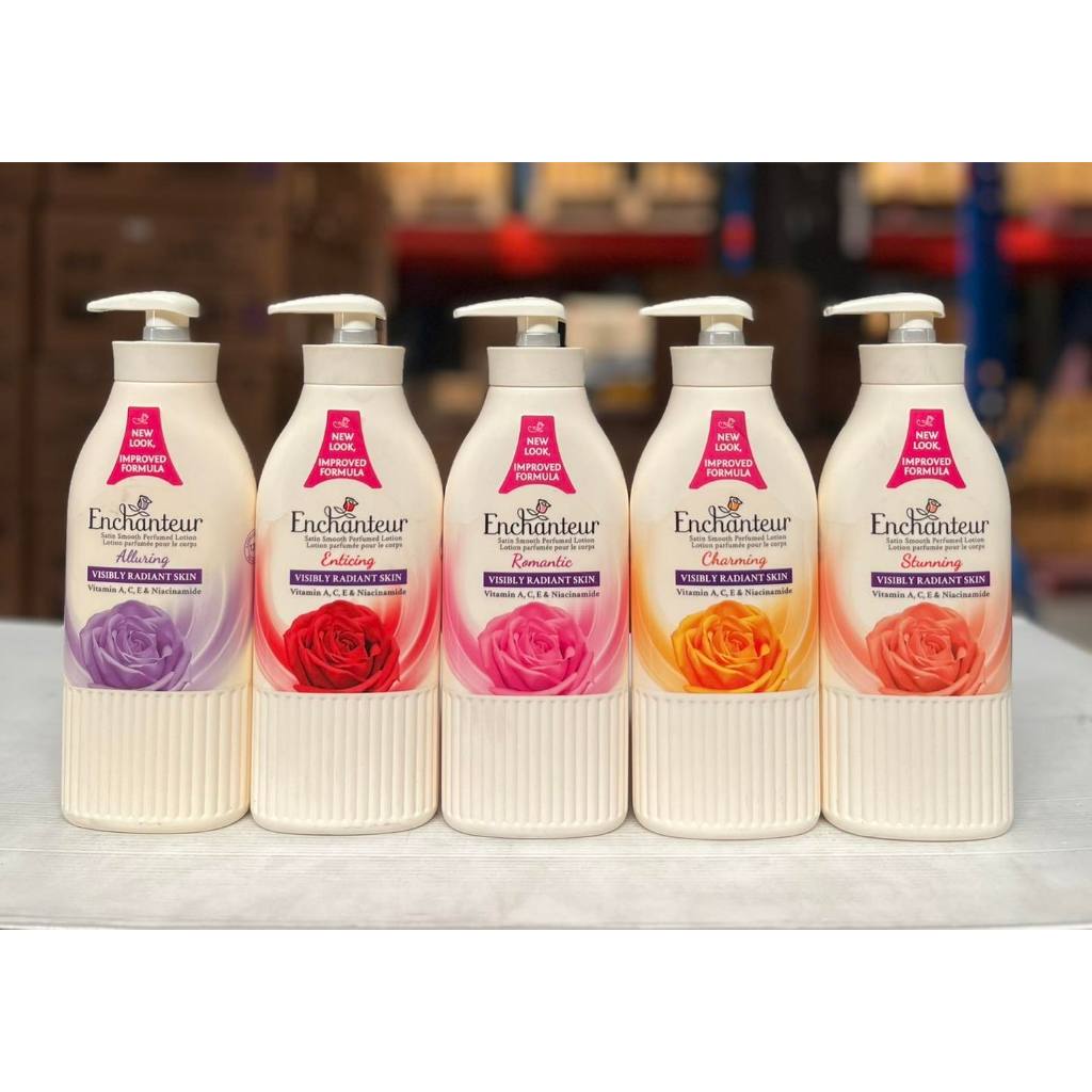 Enchanteur เอนแชนเทอร์ โลชั่นน้ำหอมสูตรวิตามิน A, C, E และไนอาซินาไมด์ กลิ่นสตันนิ่ง 500 มล. มี 4 กลิ่น - รูปที่ 2