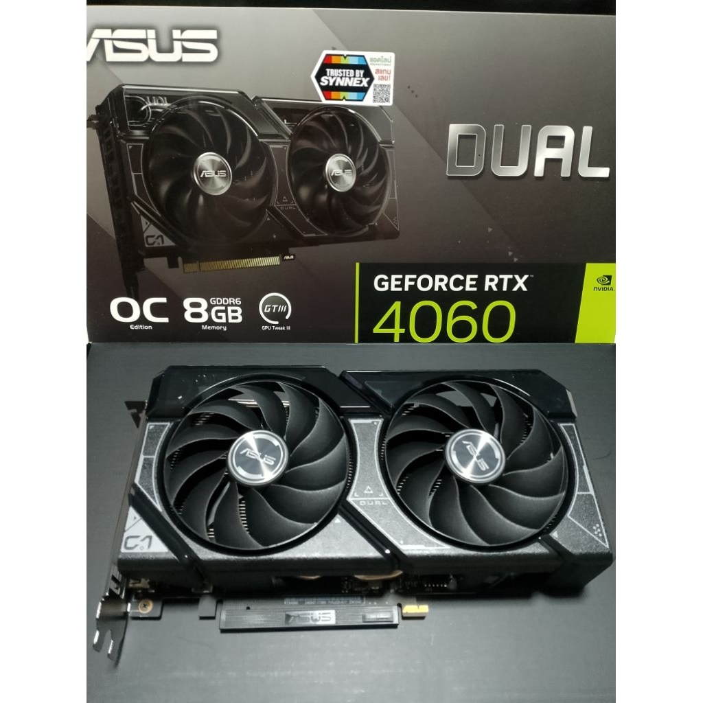 การ์ดจอ VGA ASUS RTX4060 มือสอง สภาพใหม่