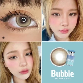 💧ค่าอมน้ำ60% 🌈Bubble🌈คอนแทคเลนส์ Brown / Gray / Blue (ilens) ขนาดกลาง💖