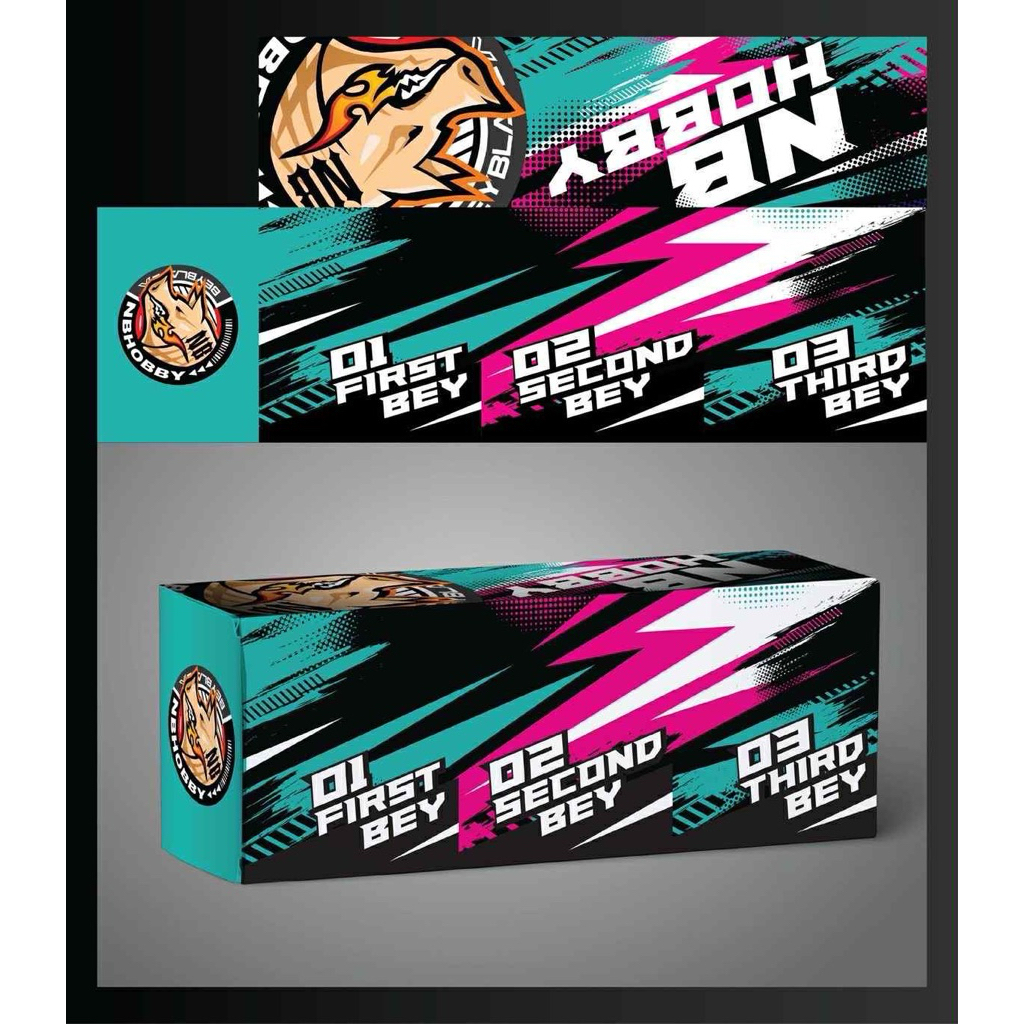 กล่อง 3on3 NB Hobby สีดำเขียวมิ้น 001