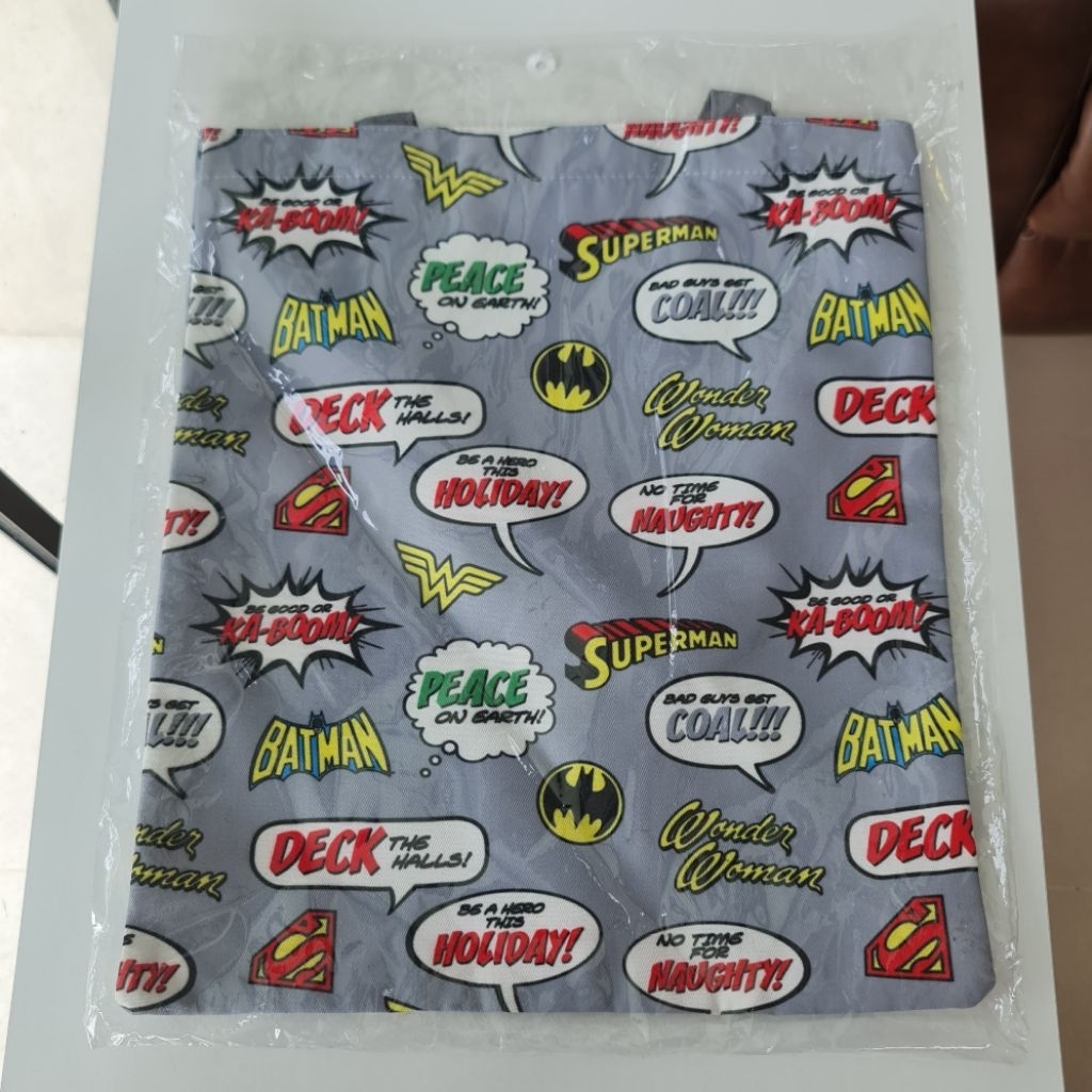 กระเป๋าผ้าแคนวาส DC comic Justice league ซูเปอร์แมน แบทแมน