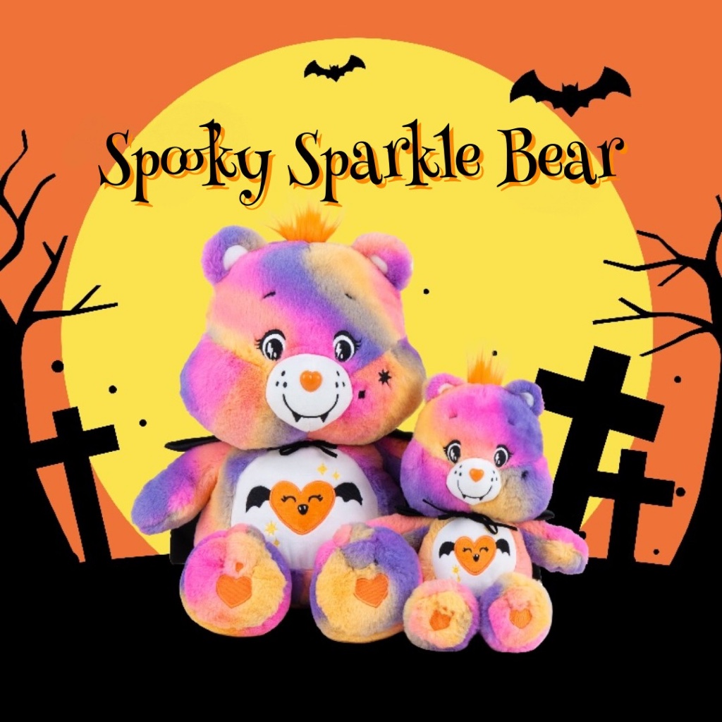 พร้อมส่ง✨ แคร์แบร์ฮาโลวีน Spooky Sparkle Bear 👻💜 (Halloween Collection) 🎃 เครื่องเกมบอย