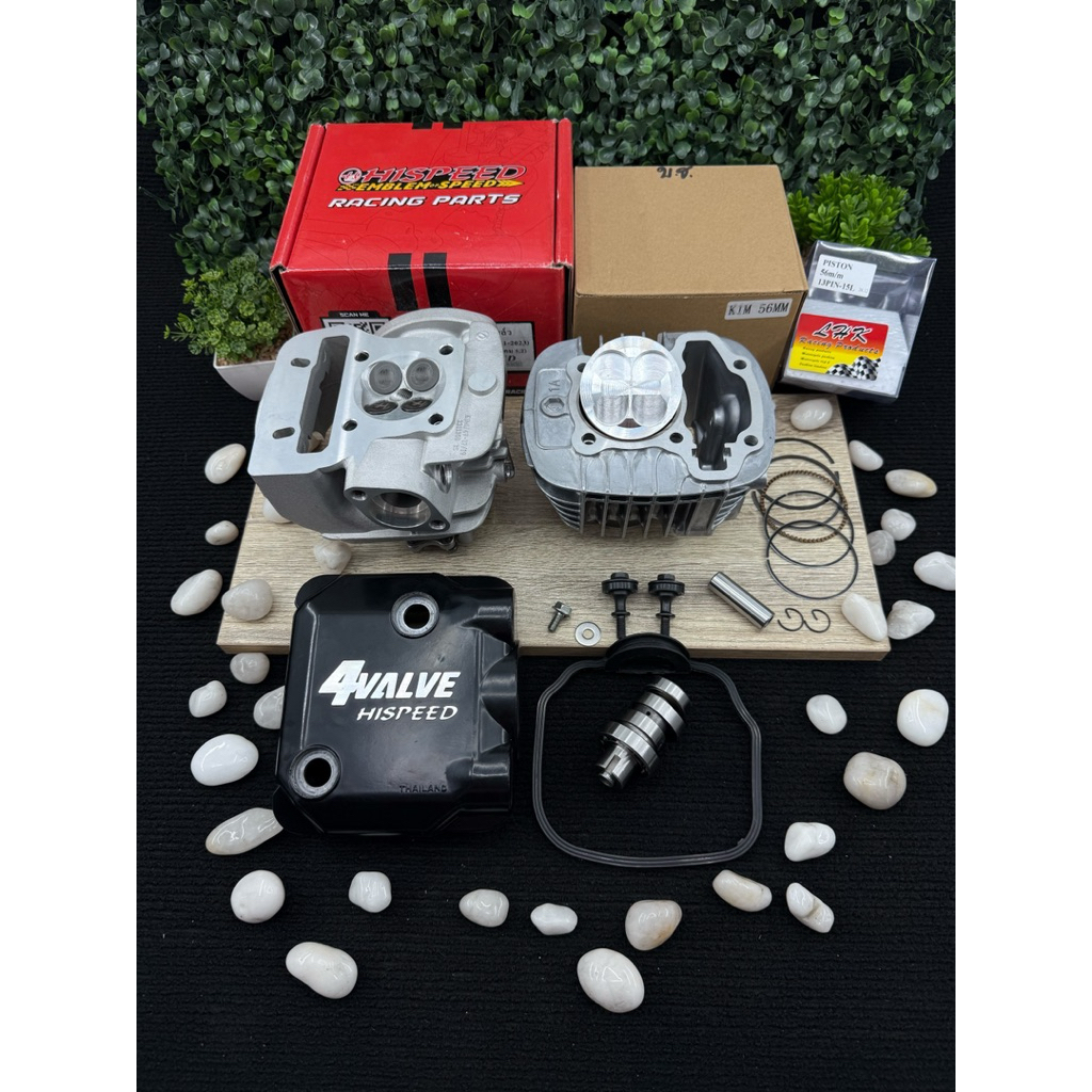 ชุด54-56/4vw110ปี2021ขึ้นไป-125iปี2023ขึ้นไป ฝาไฮสปีด4วาว19/17พร้อมอุปกรณ์ในฝาครบเสื้อพร้อมลูกlhkสลั