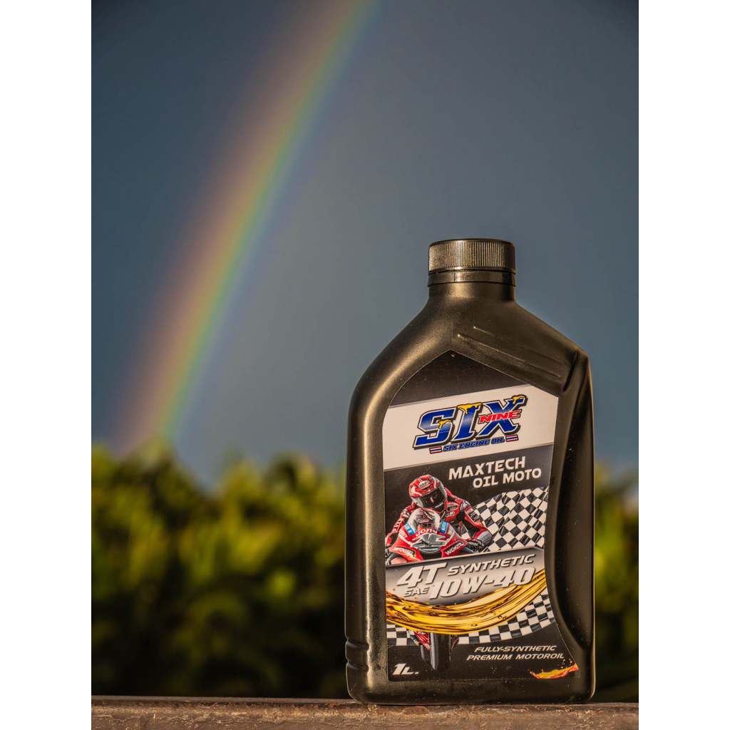 Sixnine Maxtech Oil Moto 4T 10w-40 น้ำมันเครื่องสังเคราะห์แท้ 1L
