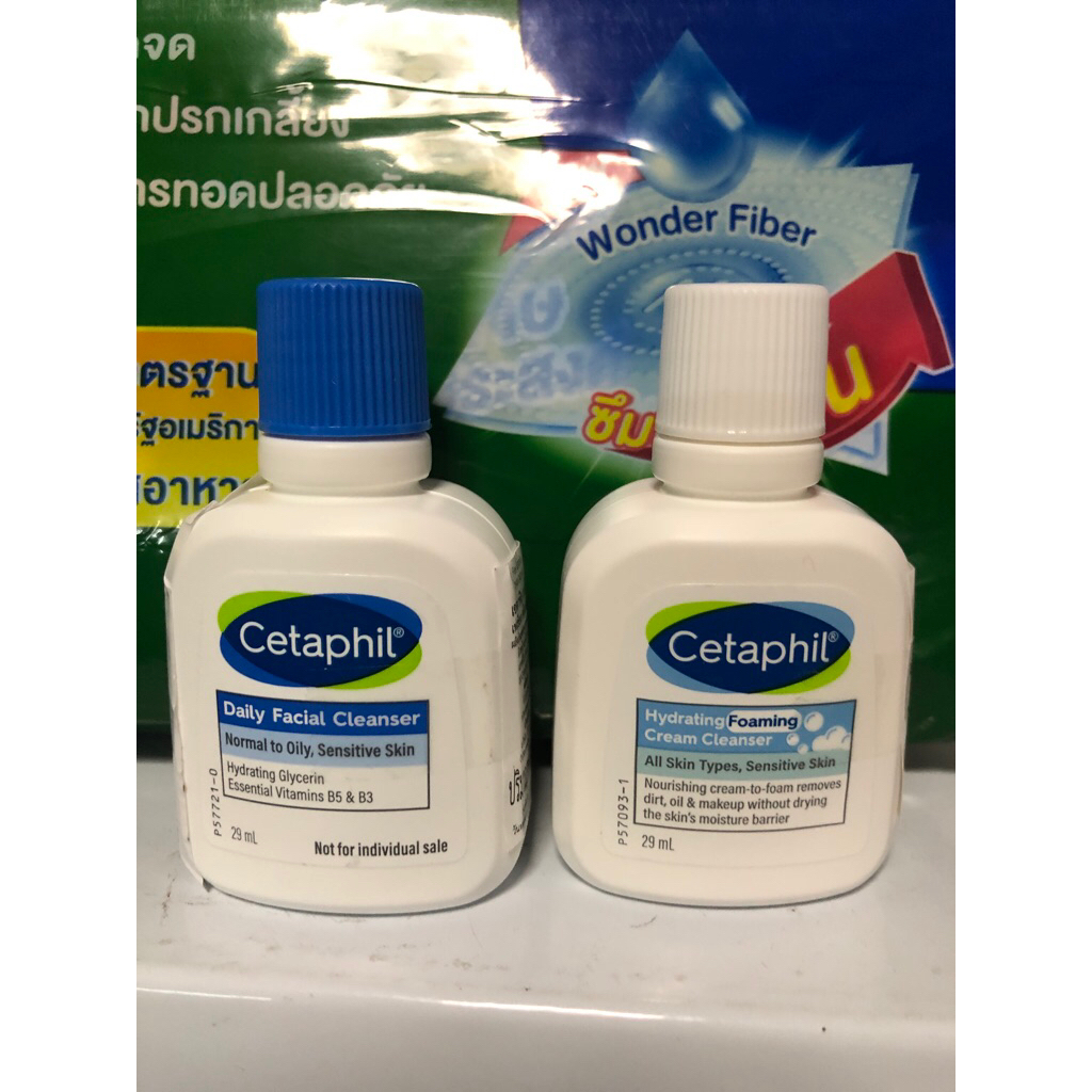 exp2027 1ขวดCetaphil gentle skin Cleaner 29 ML สำหรับล้างหน้า ขนาดพกพา