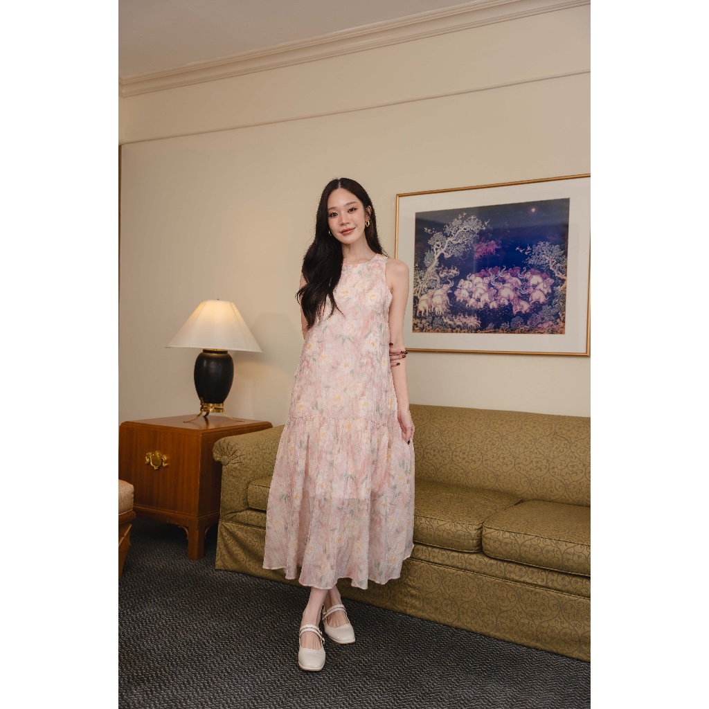 Pamlook Judy dress ผ้าซิลค์ รูปที่ 2
