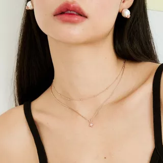 Petite Starlette 2 Layers Necklace สร้อยคอรูปดาว 2 เลเยอร์